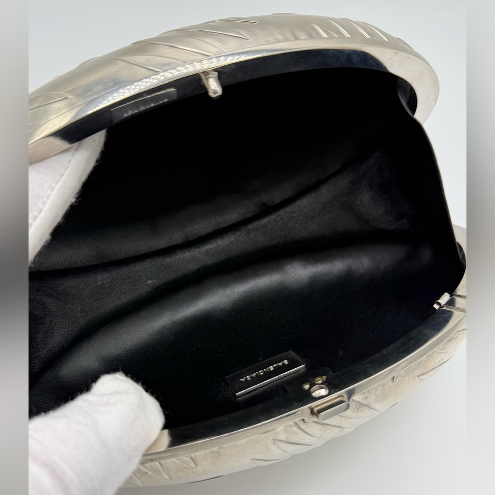 RARE Balenciaga Vintage Clutch Silver - Picture 8 of 11